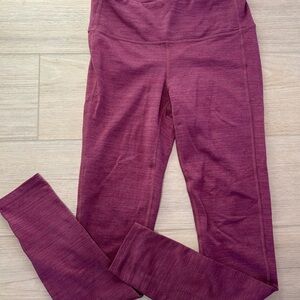 Athleta Maroon Leggings